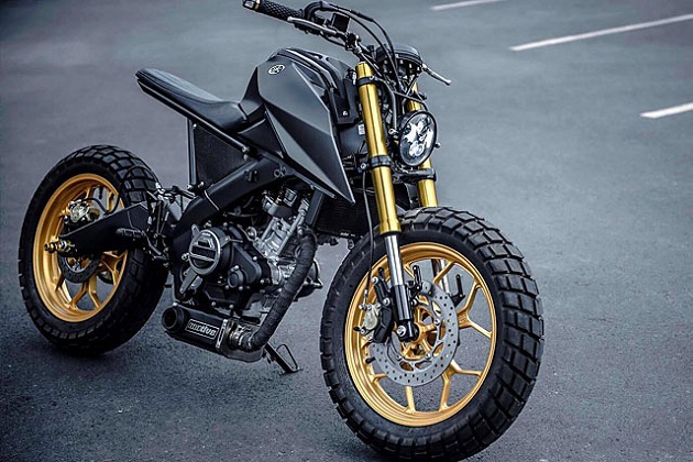 Трекер мелкого калибра: кастом на базе неизвестной Yamaha