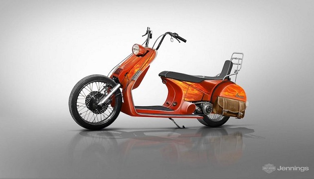 А что, если бы: Vespa виртуально перешла на мотоциклы