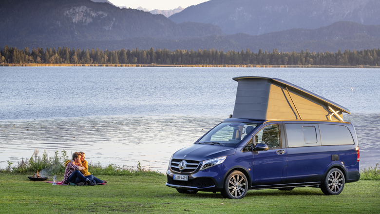 Обновленный Mercedes-Benz V-класса для активного отдыха